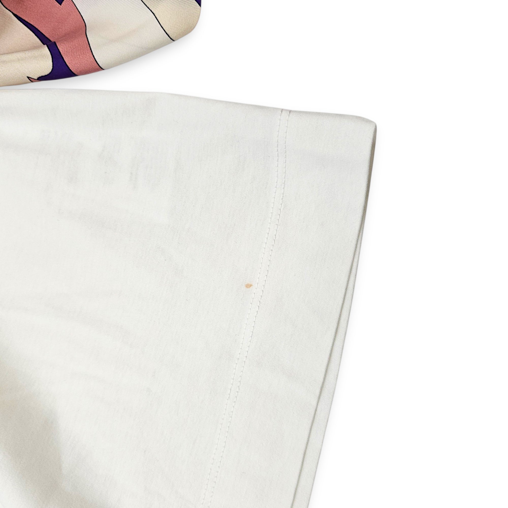 Long Sleeved T Shirt with Colourful Geometric Print Small White Ready-To-Wear in cotton CL2607-22700 4