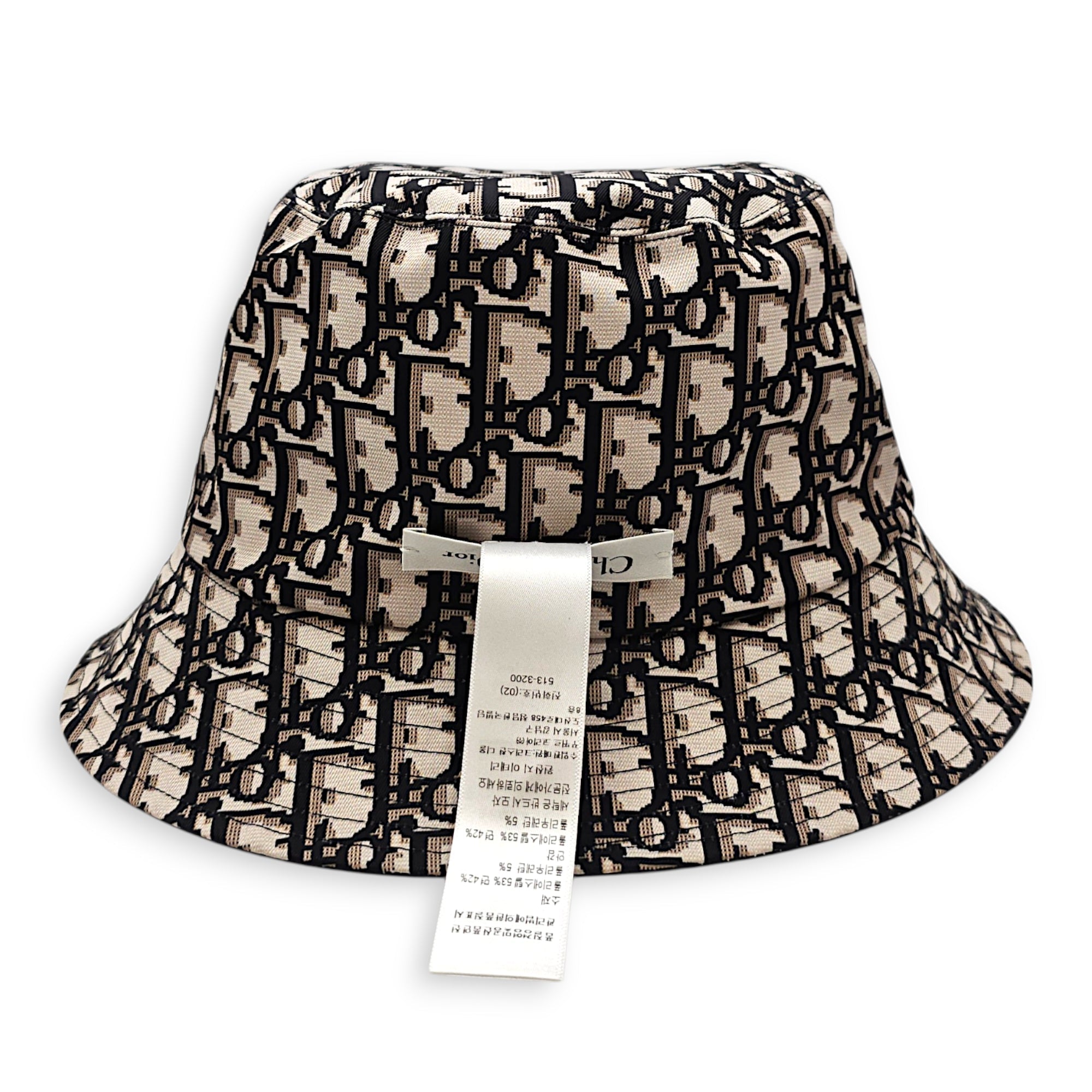 Oblique  Reversible Teddy D  Size 57 Blue Hat in Cotton CL2607-22702 5