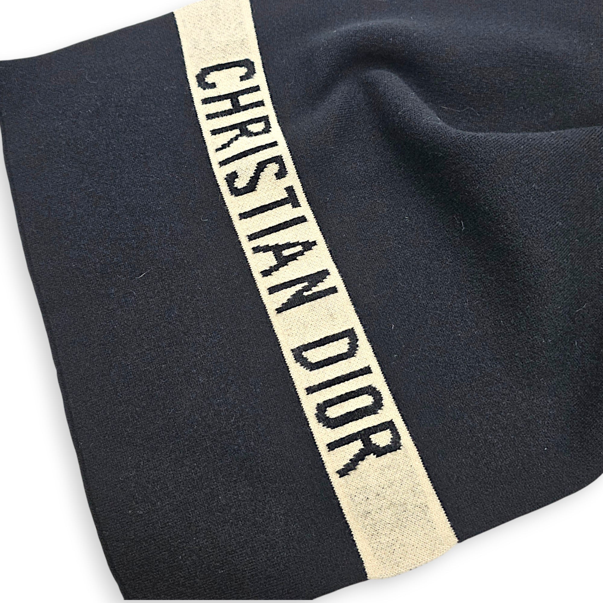 Scarf 220cm x35cm Black Shawl in cashmere CL2607-22705 4