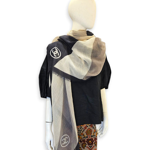CC Cashmere 180cm L x 130 H Grey Shawl CL2607-22706 1