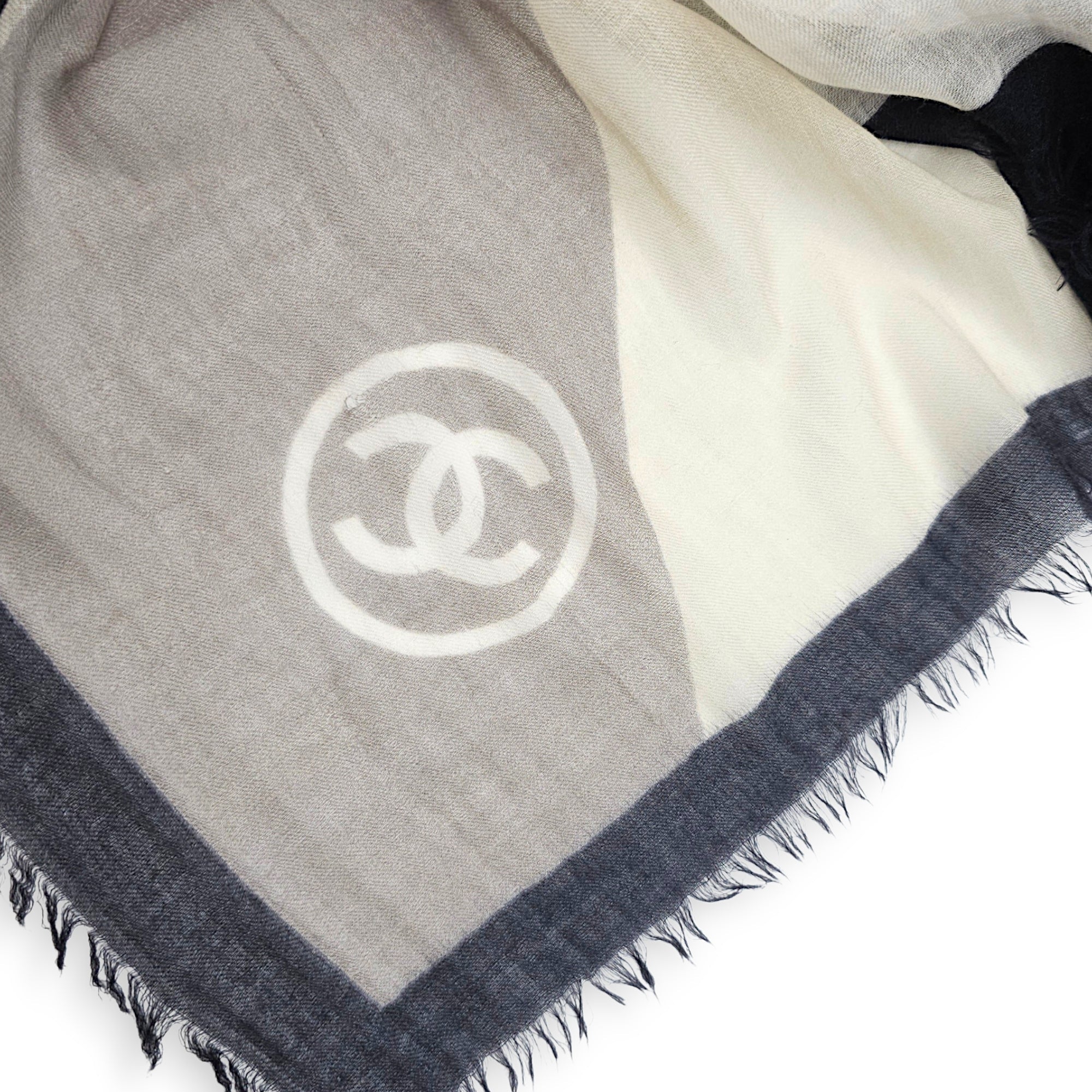 CC Cashmere 180cm L x 130 H Grey Shawl CL2607-22706 3