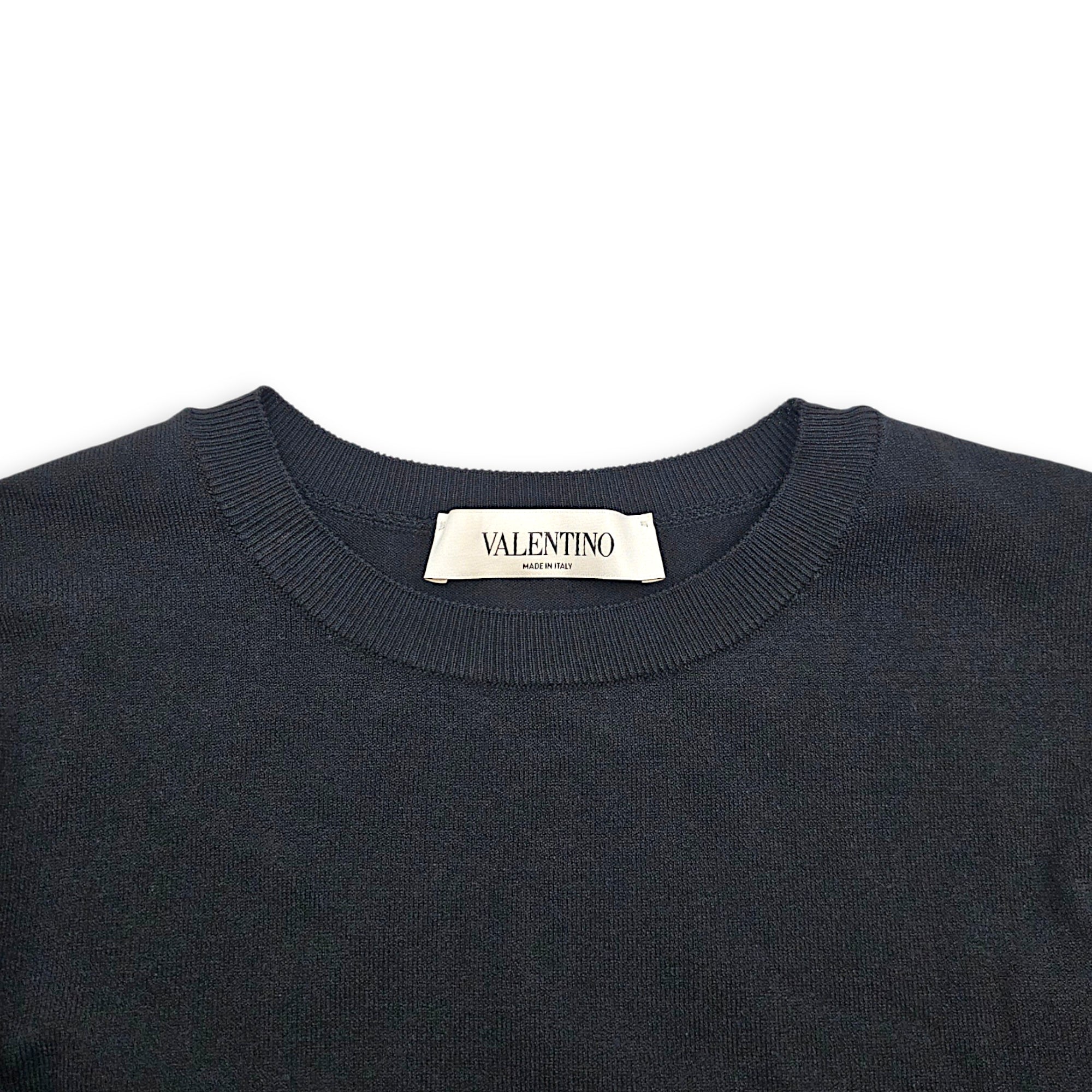 Puffed Sleeved Blouse  Medium Black Ready-To-Wear in Cotton CL2607-22709 3