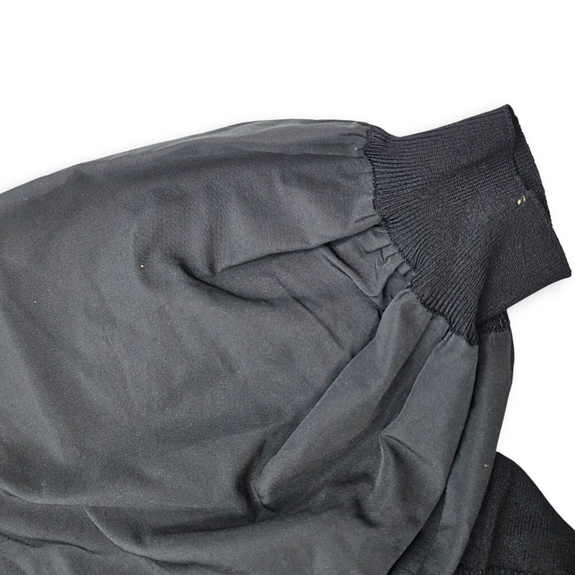 Puffed Sleeved Blouse  Medium Black Ready-To-Wear in Cotton CL2607-22709 4