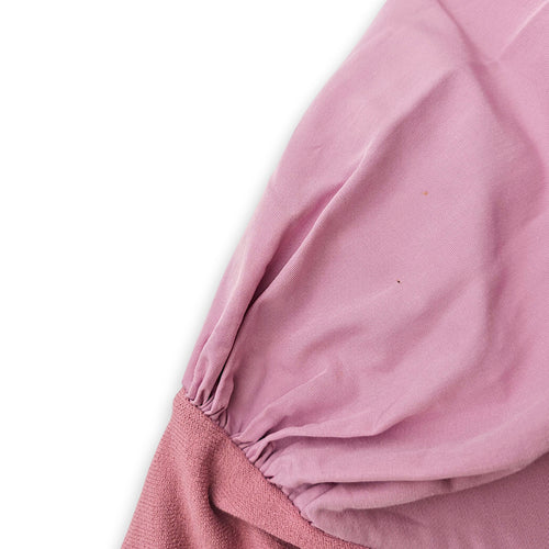 Puff Sleeved Blouse Size M Pink Ready-To-Wear in Viscose