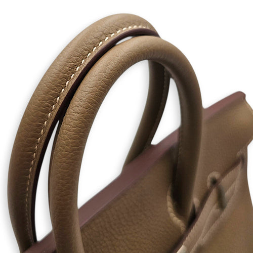 Birkin 25 Etoupe in Togo Palladium hardware CL2607-22713 11