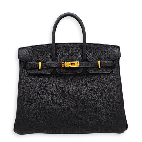 Birkin 25 Black in Togo Gold hardware CL2607-22715 1