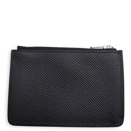 Constance Slim Black Wallet in Epsom Palladium hardware CL2607-22716 8