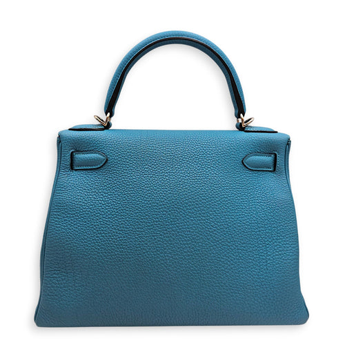 Kelly 28 Turquoise in Togo Palladium hardware CL2607-22717 2