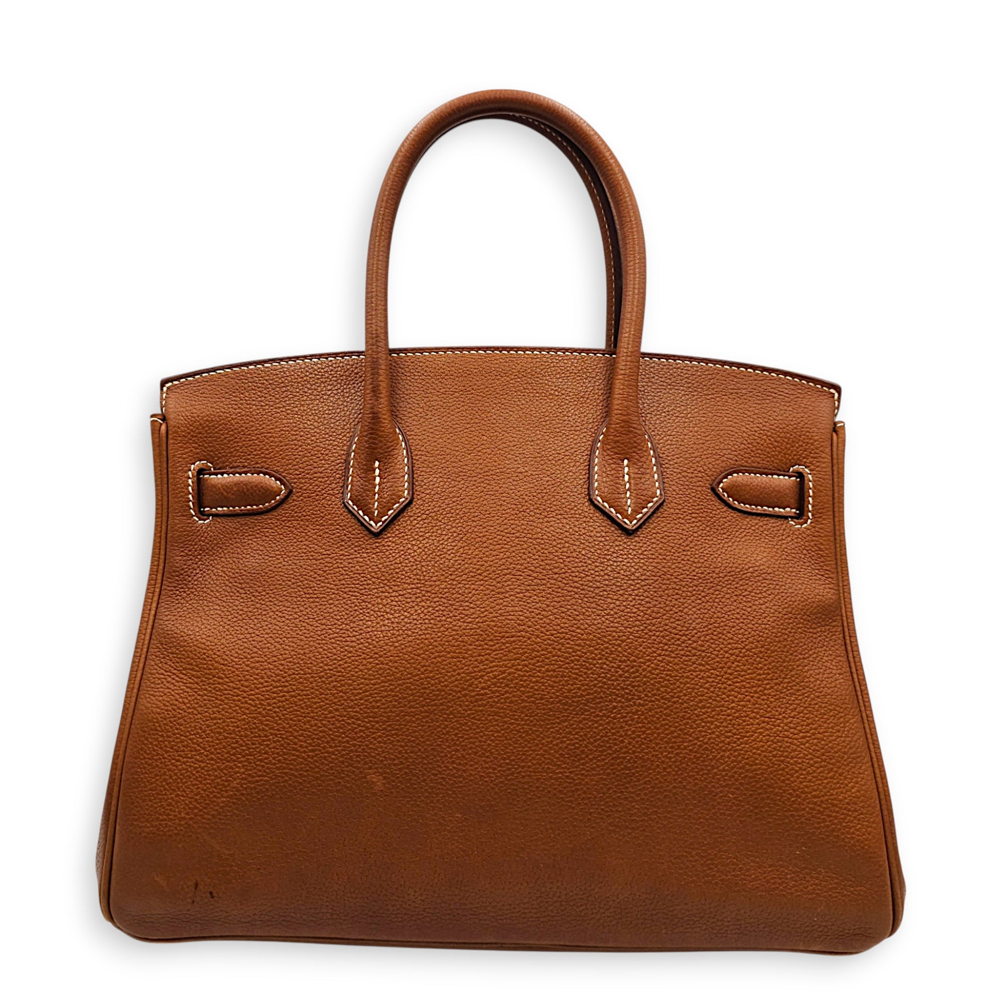 Birkin 30 Fauve in Barenia Faubourg Palladium hardware CL2607-22719 2
