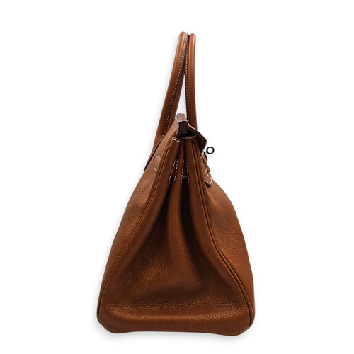 Birkin 30 Fauve in Barenia Faubourg Palladium hardware CL2607-22719 3