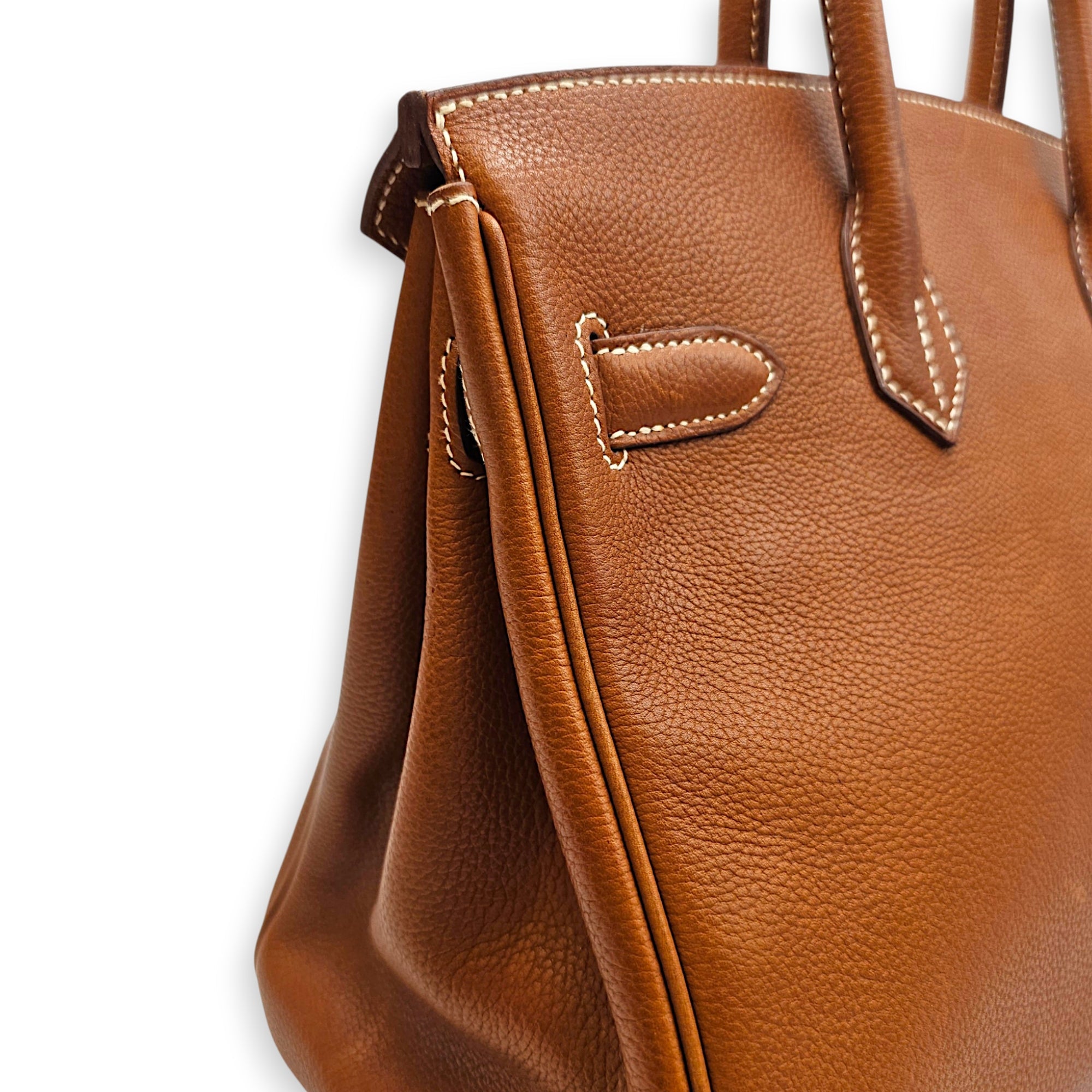 Birkin 30 Fauve in Barenia Faubourg Palladium hardware CL2607-22719 8