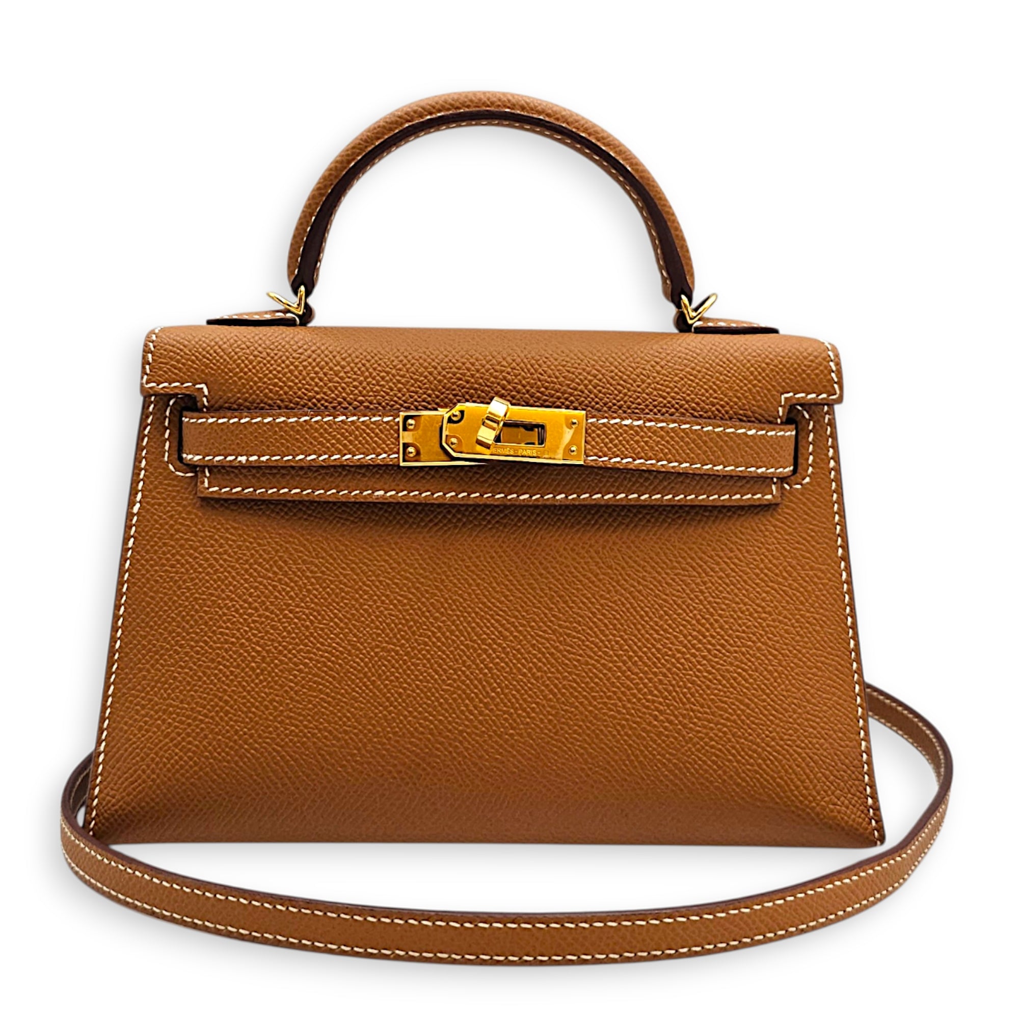 Sellier Kelly 20 Gold in Epsom Gold hardware CL2607-22722 10