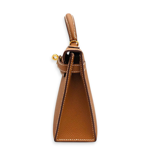 Sellier Kelly 20 Gold in Epsom Gold hardware CL2607-22722 4