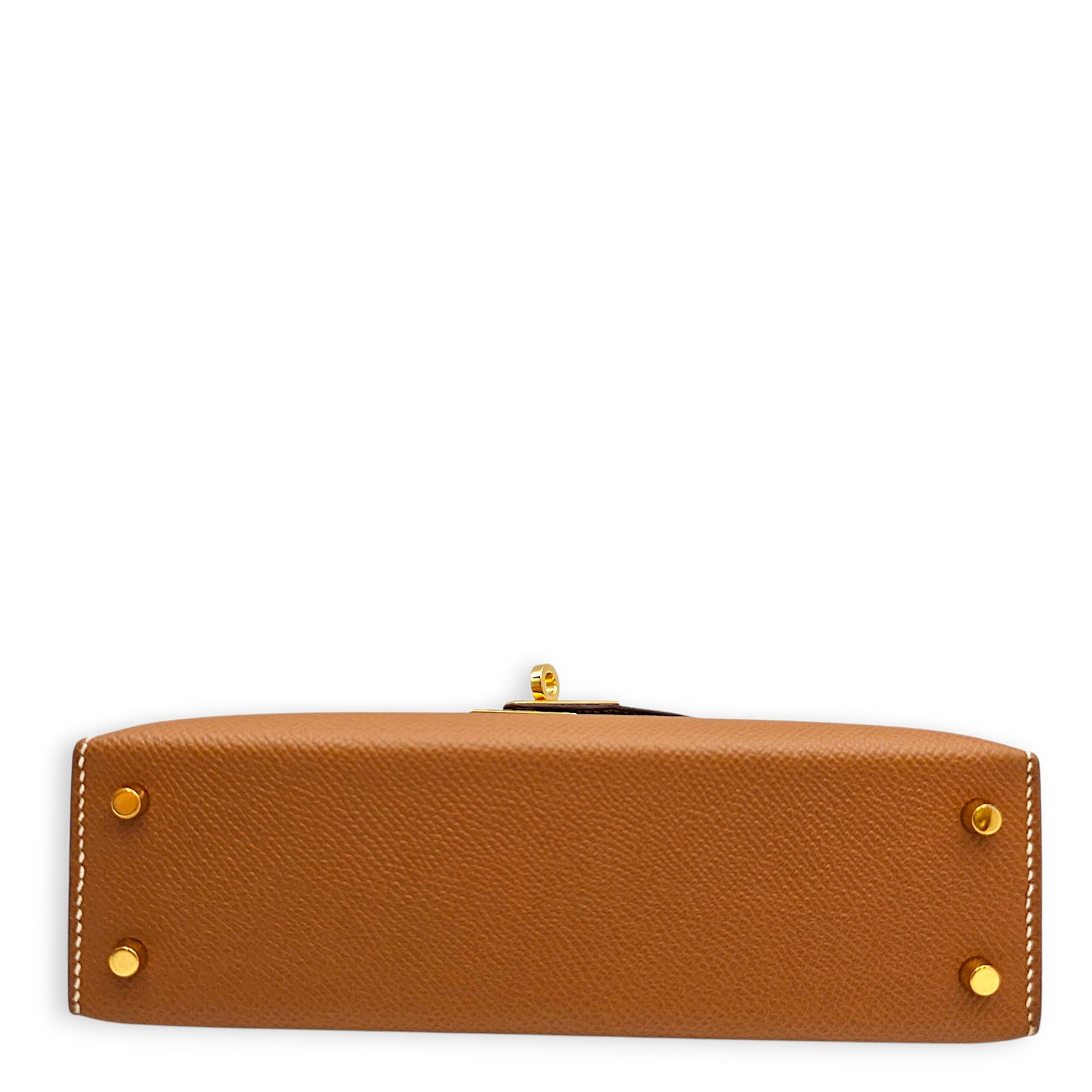 Sellier Kelly 20 Gold in Epsom Gold hardware CL2607-22722 5
