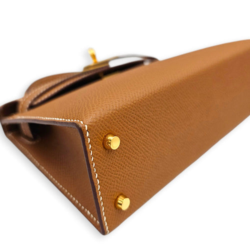 Sellier Kelly 20 Gold in Epsom Gold hardware CL2607-22722 8
