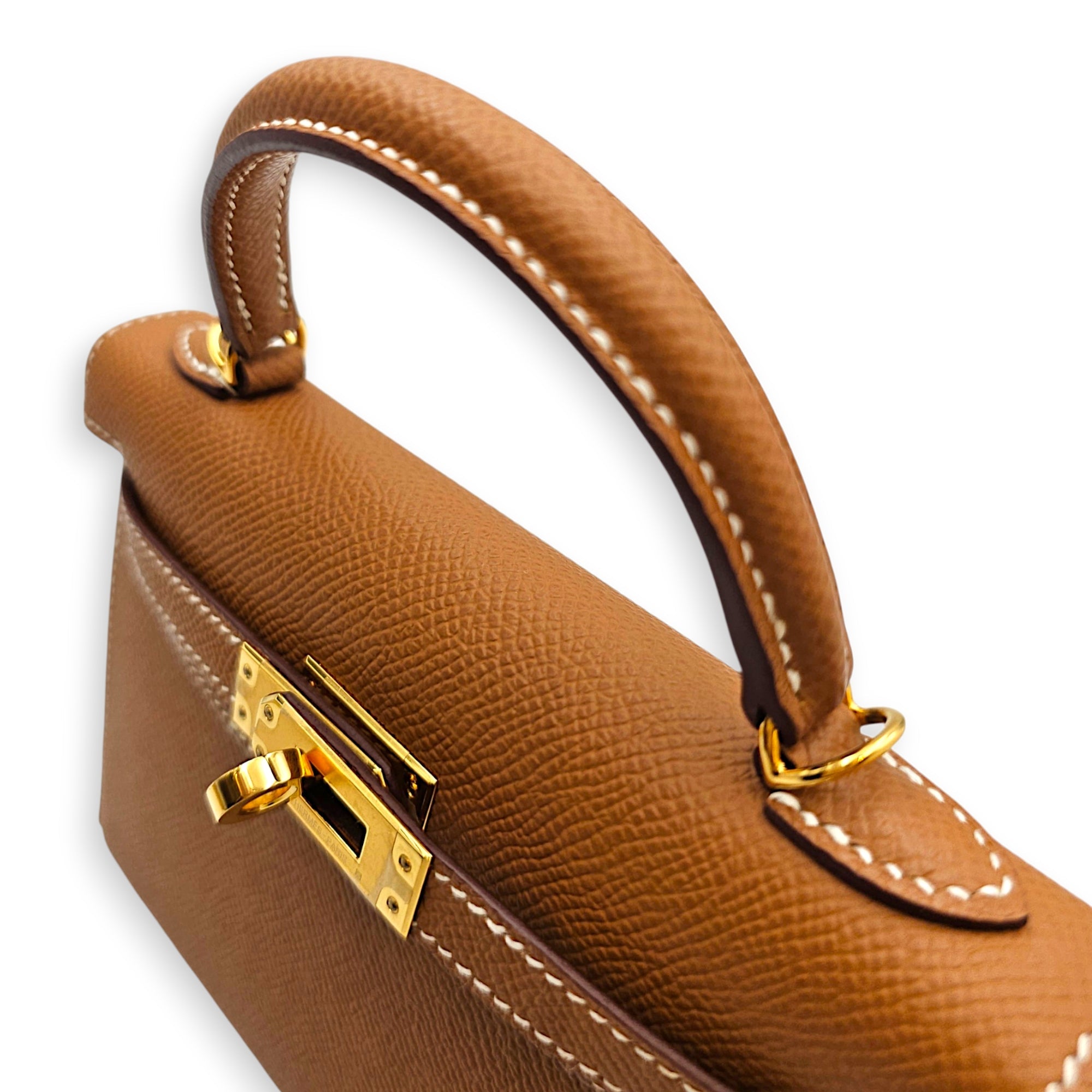Sellier Kelly 20 Gold in Epsom Gold hardware CL2607-22722 9