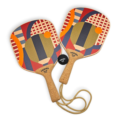 Balles au Bond set of 2 beach rackets Rouge/Outremer Rackets CL2607-22727 1