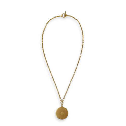 Medaille OP'H  Small Model  Orfèvre Jaune Or/Blanc Necklace Gold hardware CL2607-22728 2