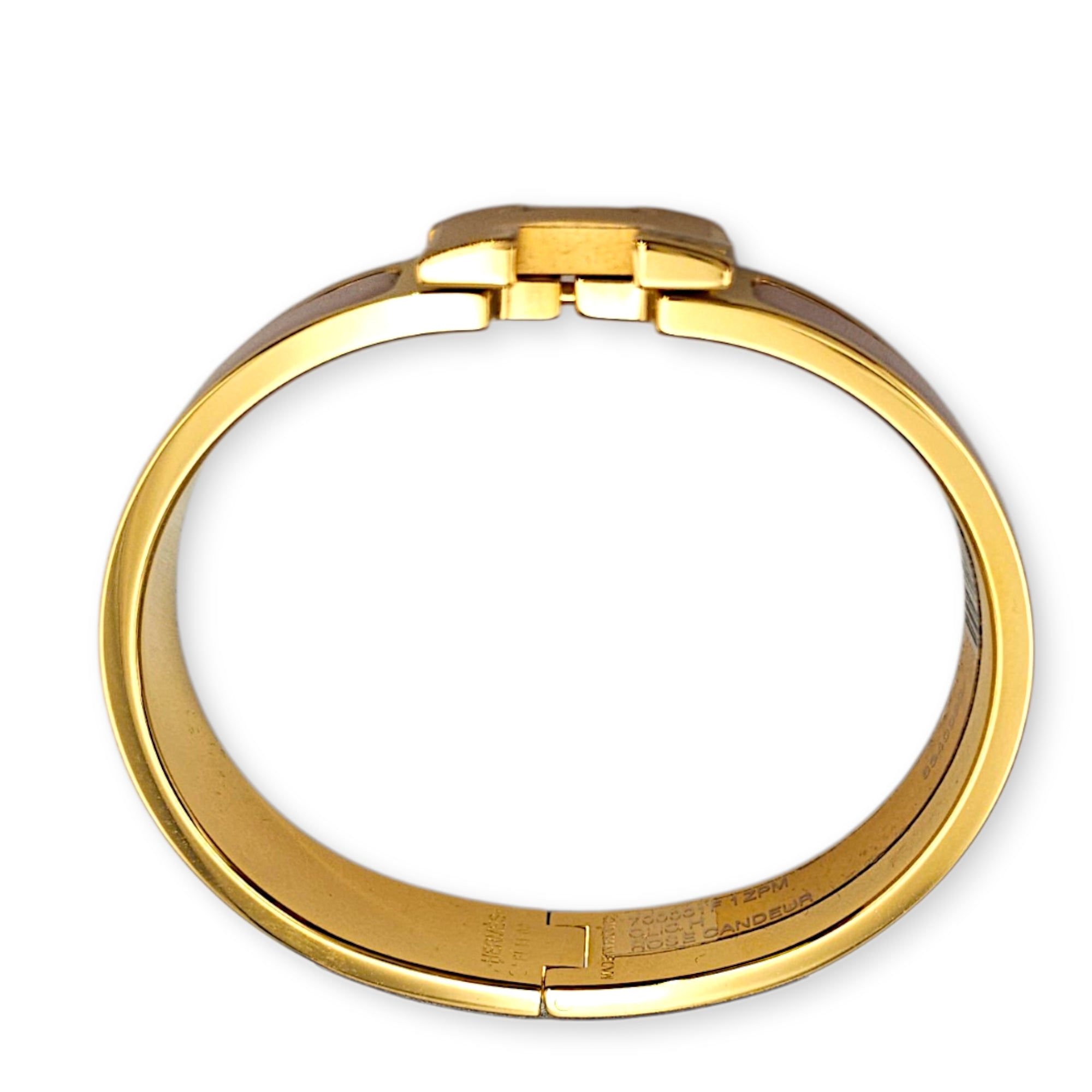 Clic H Bracelet. PM Rose Candeur Bracelet Gold hardware CL2607-22734 4