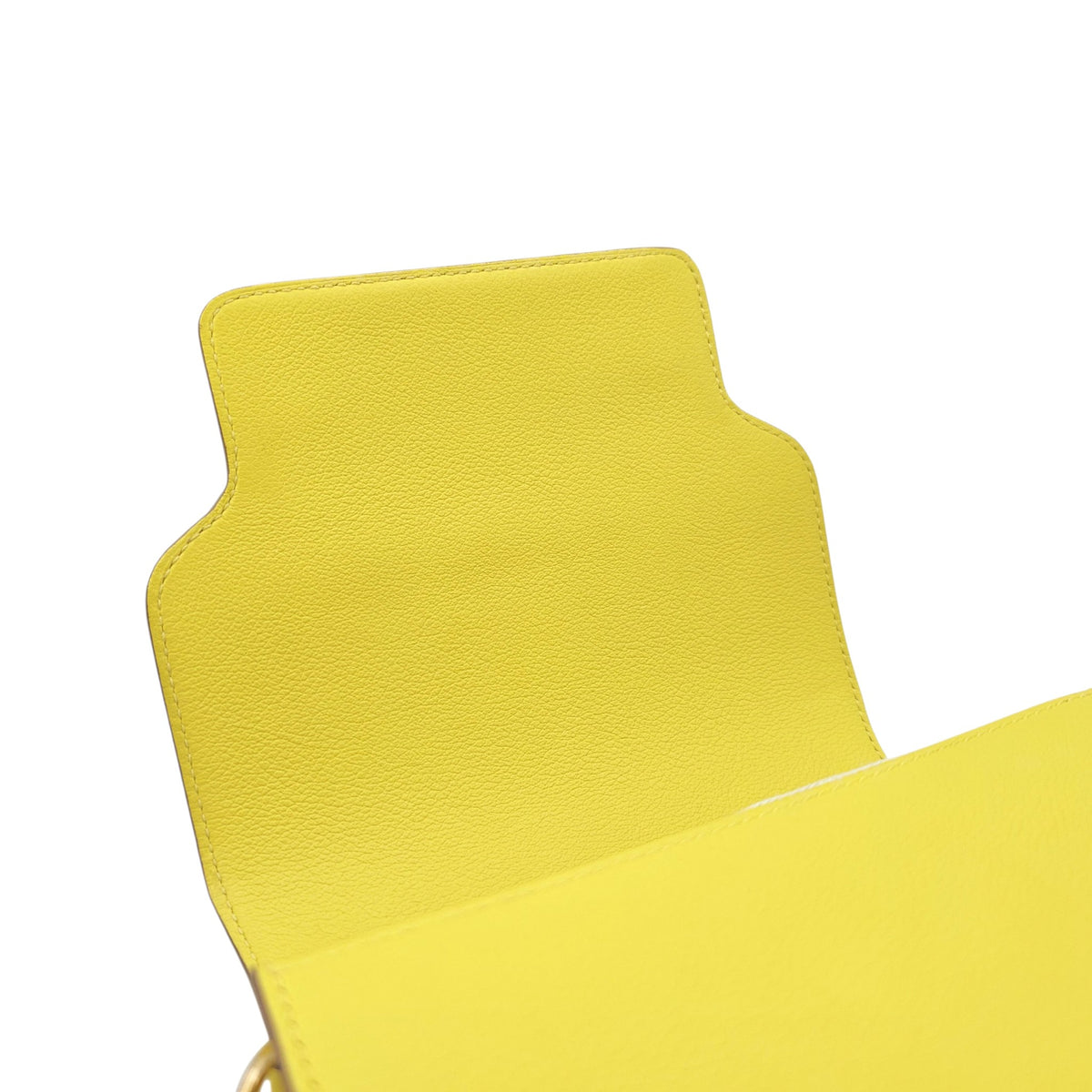 Roulis Mini Lime in Evercolor Permabrass hardware
