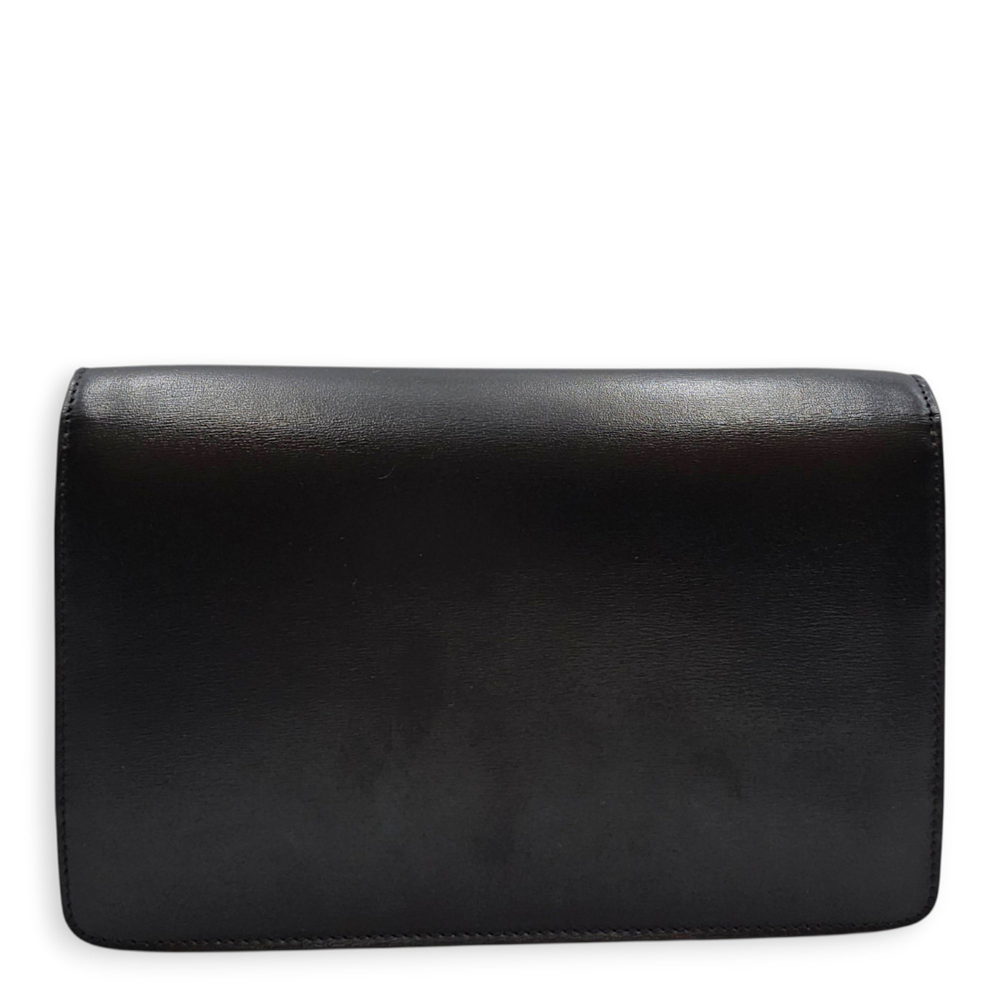 Margo Triomphe Black Wallet On Chain in Calfskin Gold hardware CL2607-22737 2