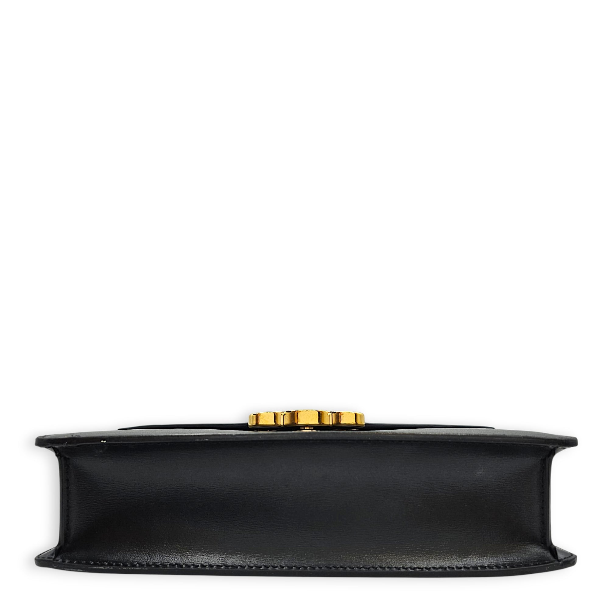 Margo Triomphe Black Wallet On Chain in Calfskin Gold hardware CL2607-22737 5