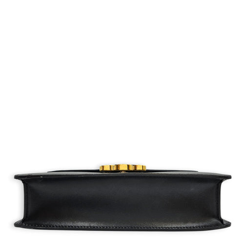 Margo Triomphe Black Wallet On Chain in Calfskin Gold hardware CL2607-22737 5