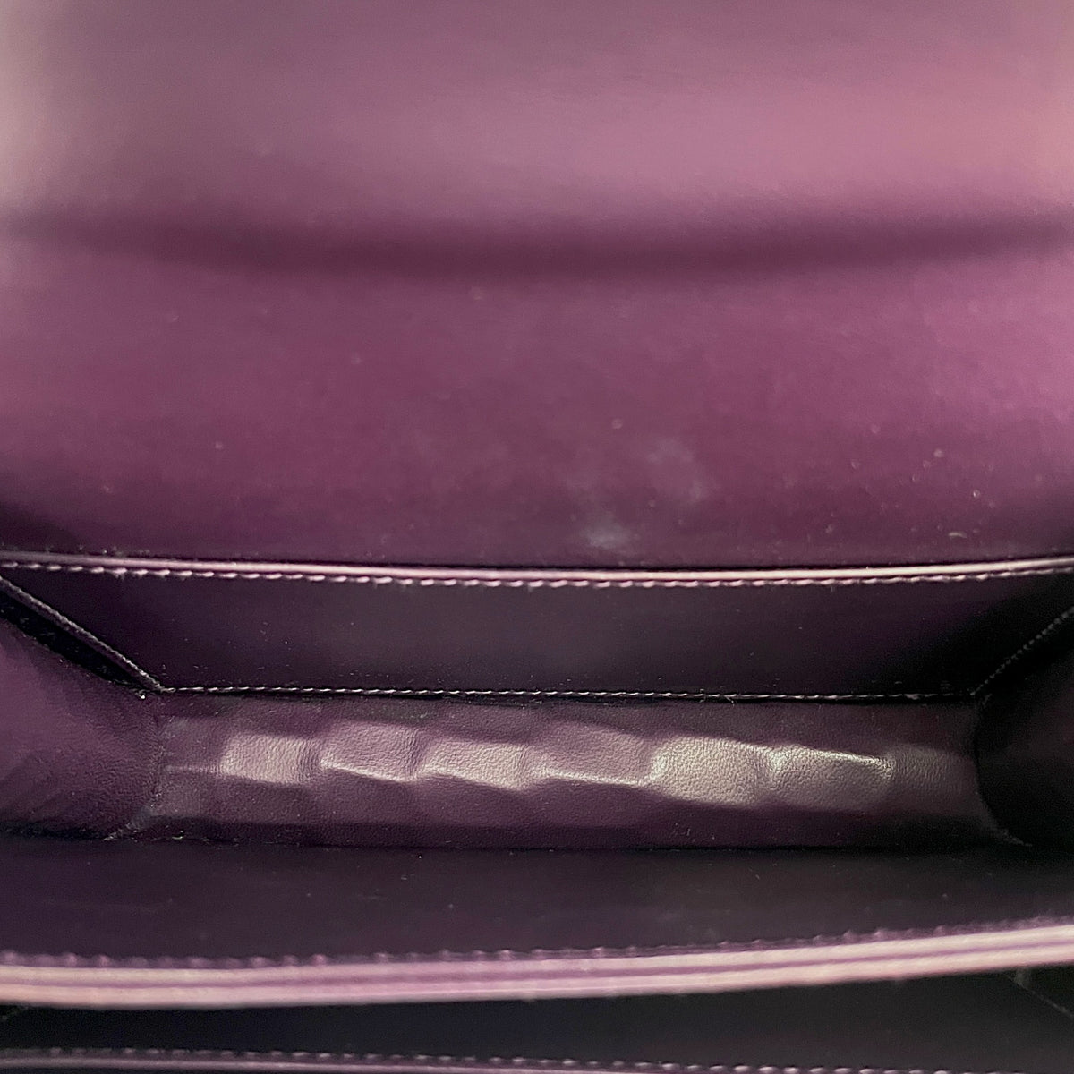 Constance 18 Amethyst in Shiny Alligator Palladium hardware
