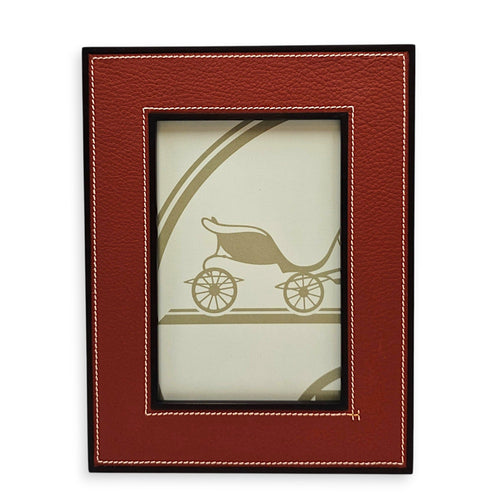 Pleiade picture frame, small model  Brique Homeware in Calfskin CL2608-022989 1