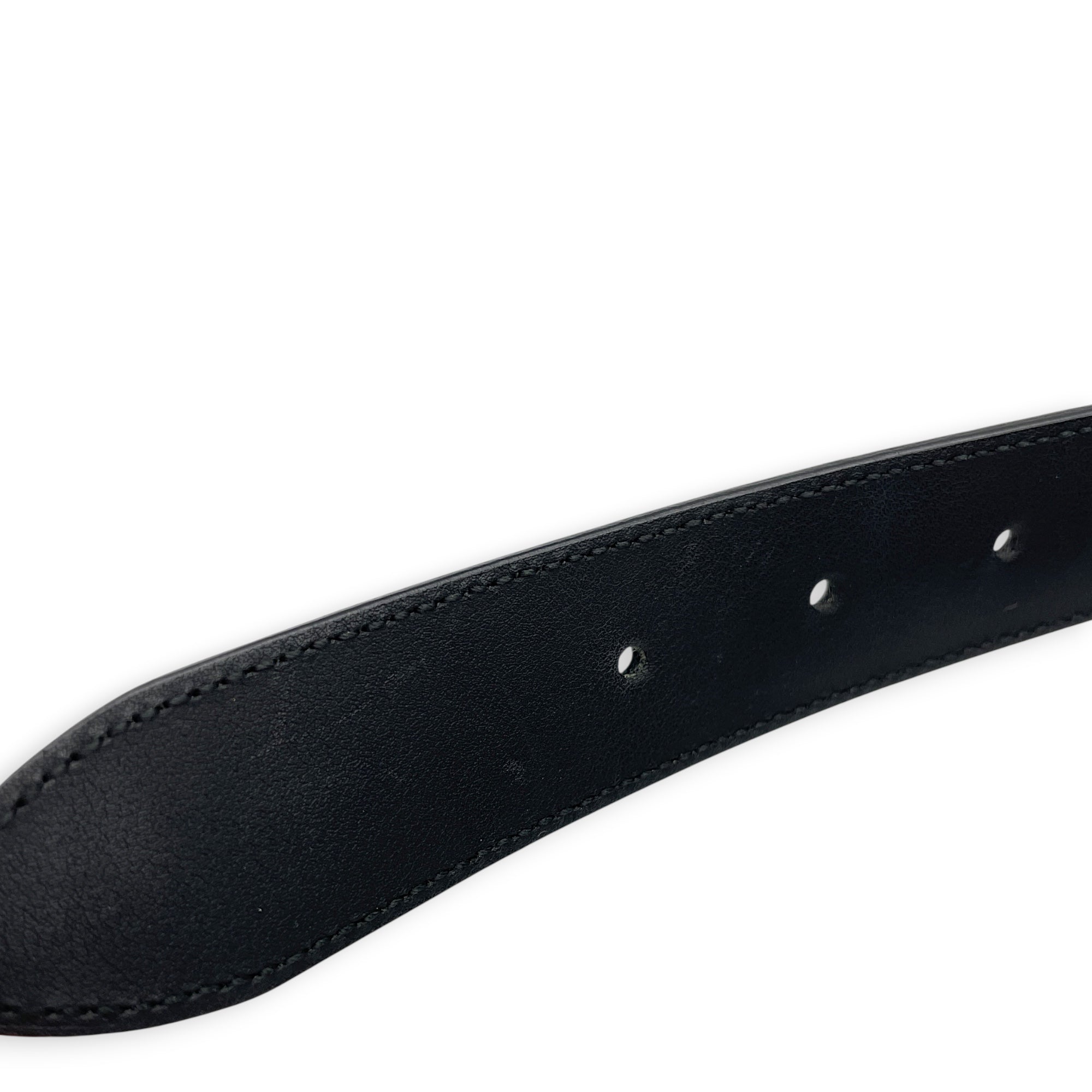 GG Marmont 75cm Black Belt in Calfskin Gold hardware CL2608-022996 4