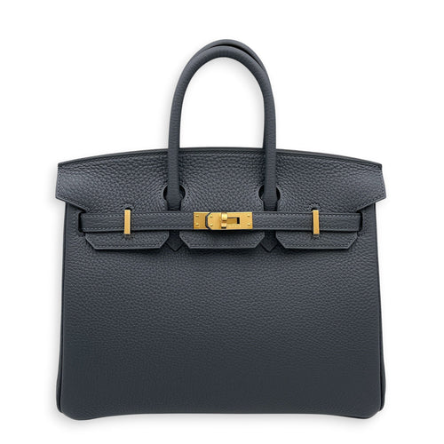 Birkin 25 Gris Misty in Togo Gold hardware CL2608-023000 1