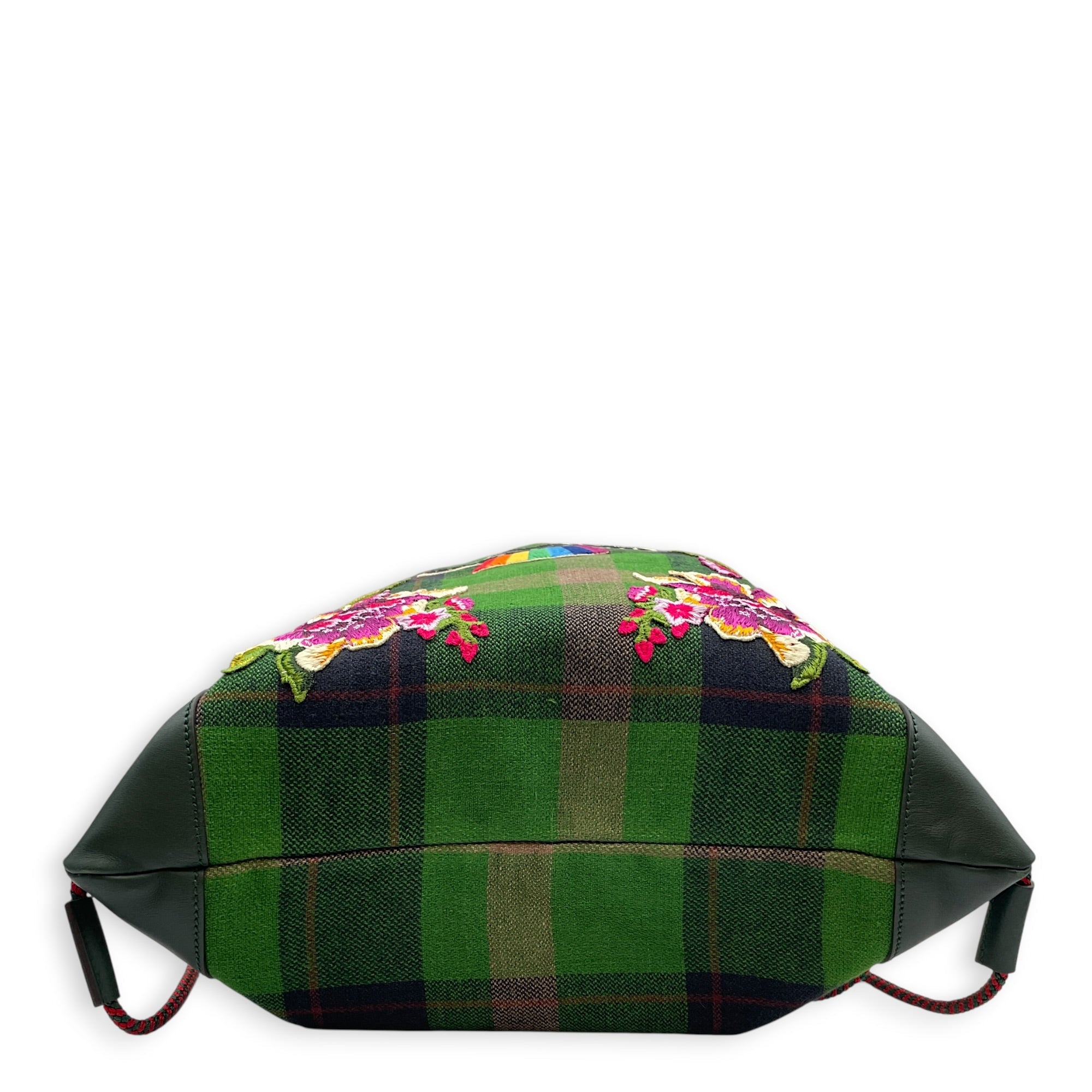 Gucci x Dover Street “ Blind for love" Drawstring  Green Backpack in Canvas CL2608-023007 5