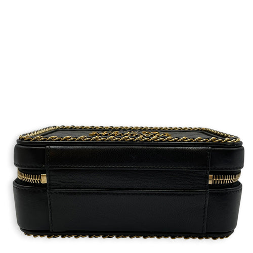 Vanity Small Black Vanity Bag in Calfskin Gold hardware CL2608-023011 5
