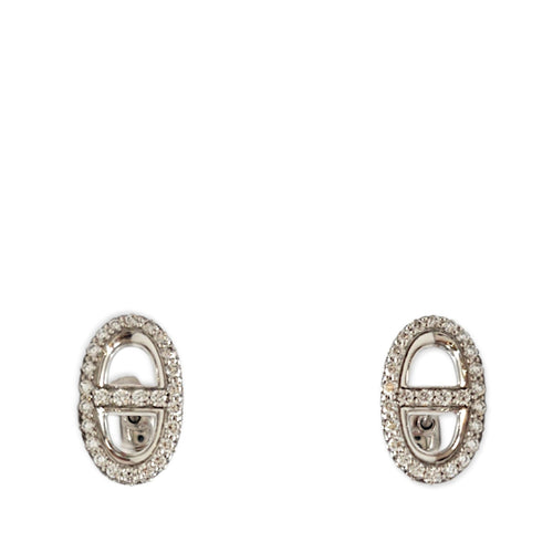 Farandole, 96 Diamonds, 0.9 Carat Earrings in White Gold Hardware