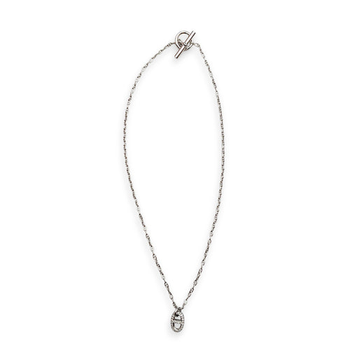 Farandole Pendant, 48 Diamonds, 0.45 Carat Necklace in White Gold Hardware