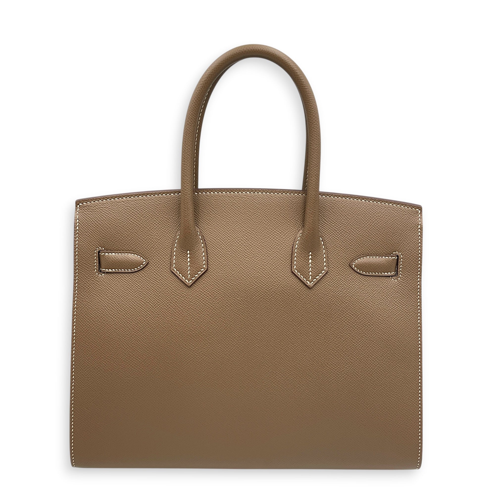 Sellier Birkin 30 Etoupe in Epsom Gold hardware CL2608-023018 2