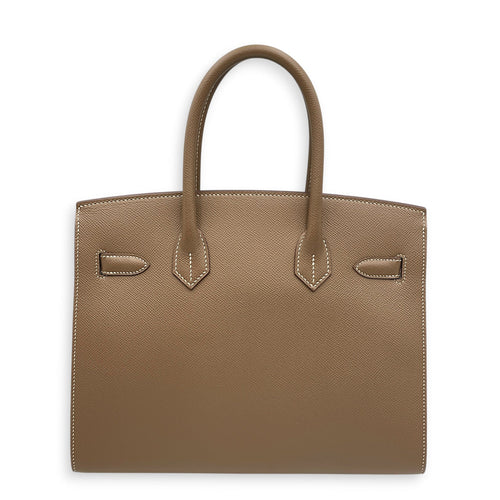 Sellier Birkin 30 Etoupe in Epsom Gold hardware CL2608-023018 2