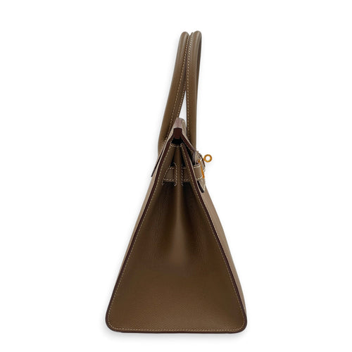 Sellier Birkin 30 Etoupe in Epsom Gold hardware CL2608-023018 3