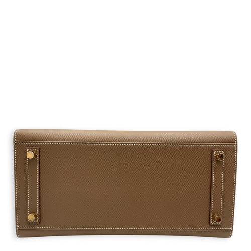 Sellier Birkin 30 Etoupe in Epsom Gold hardware CL2608-023018 5