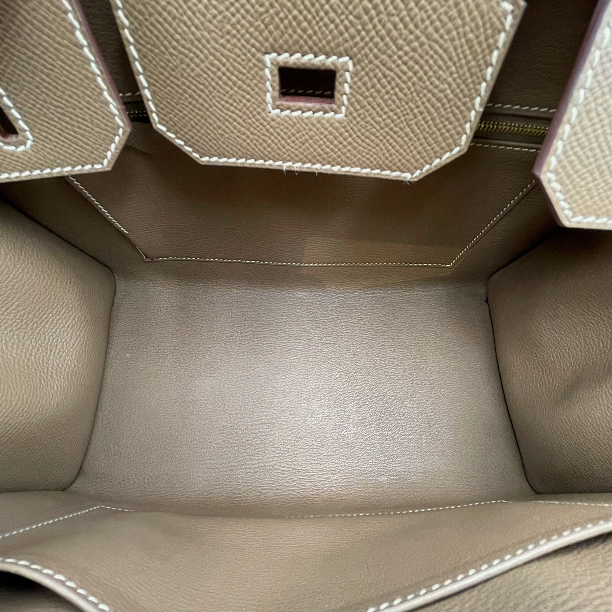 Sellier Birkin 30 Etoupe in Epsom Gold hardware CL2608-023018 6