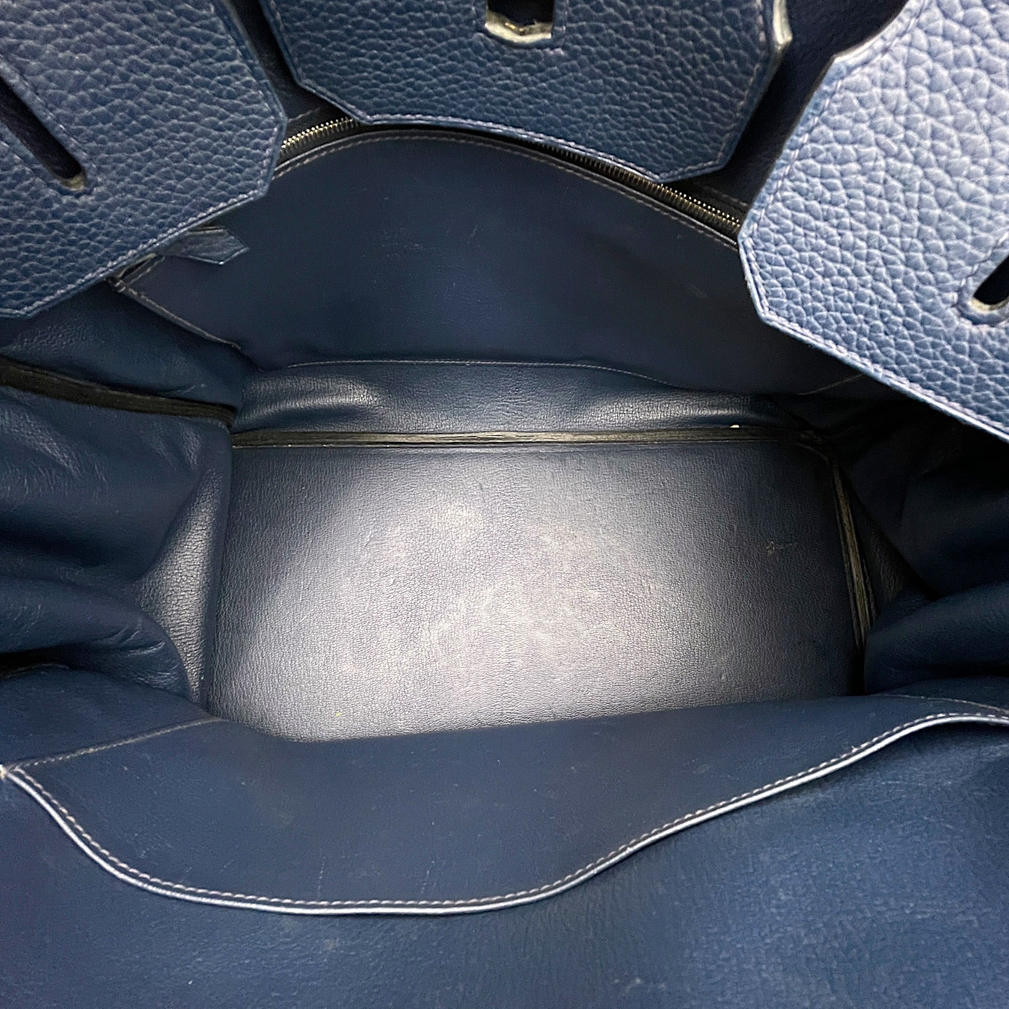 Birkin 40 Bleu de prusse in Togo Palladium hardware CL2608-023019 6