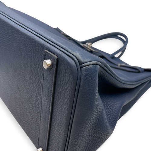 Birkin 40 Bleu de prusse in Togo Palladium hardware CL2608-023019 9
