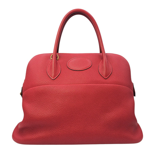 Bolide 35 Rouge Casaque in Clemence Gold hardware