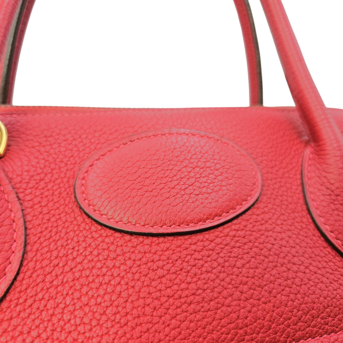 Bolide 35 Rouge Casaque in Clemence Gold hardware