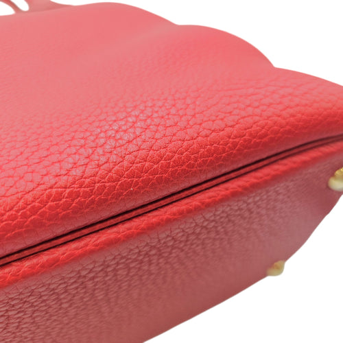Bolide 35 Rouge Casaque in Clemence Gold hardware