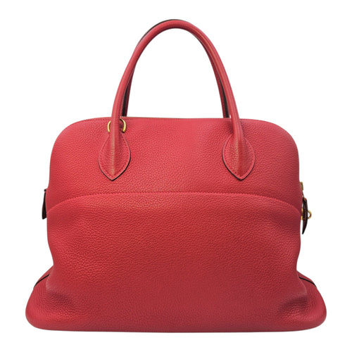 Bolide 35 Rouge Casaque in Clemence Gold hardware