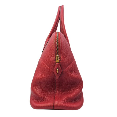 Bolide 35 Rouge Casaque in Clemence Gold hardware