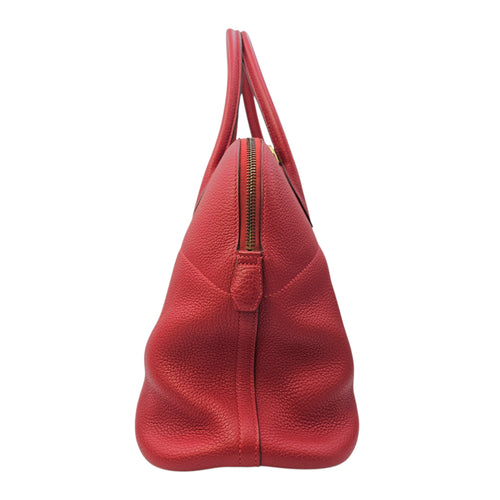 Bolide 35 Rouge Casaque in Clemence Gold hardware