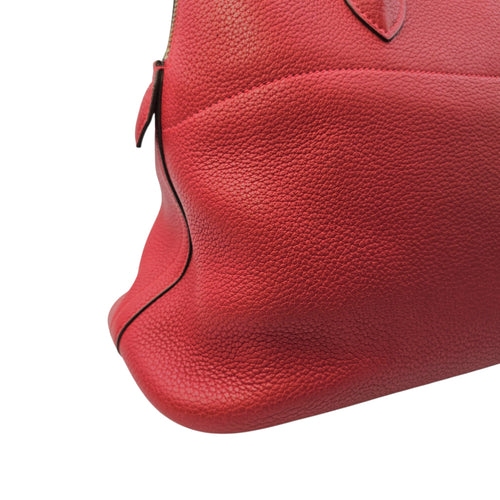 Bolide 35 Rouge Casaque in Clemence Gold hardware