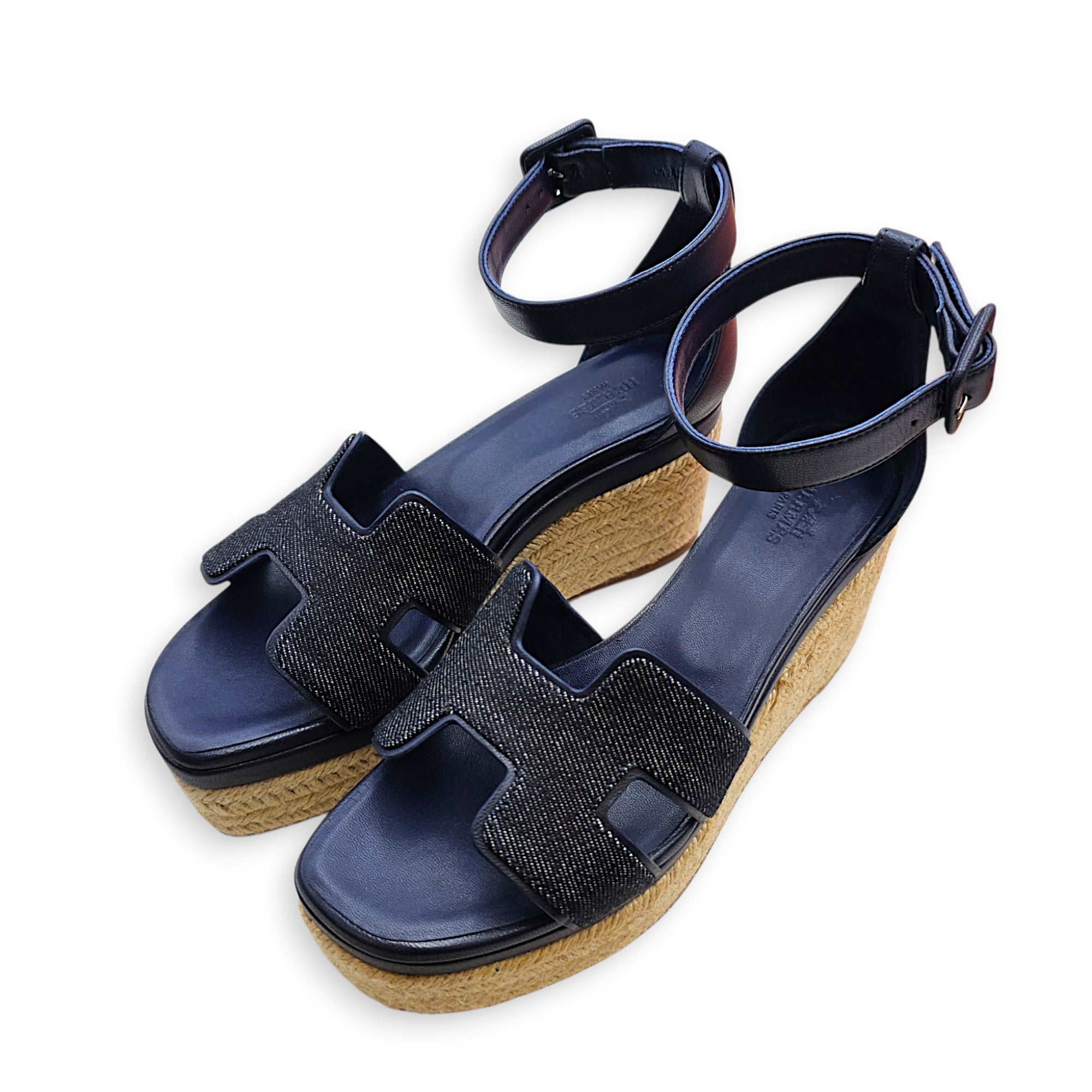 Elda Espadrilles 37 Blue Sandals in Denim CL2608-023034 3